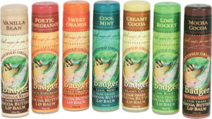 Badger Cocoa Butter Lip Balms